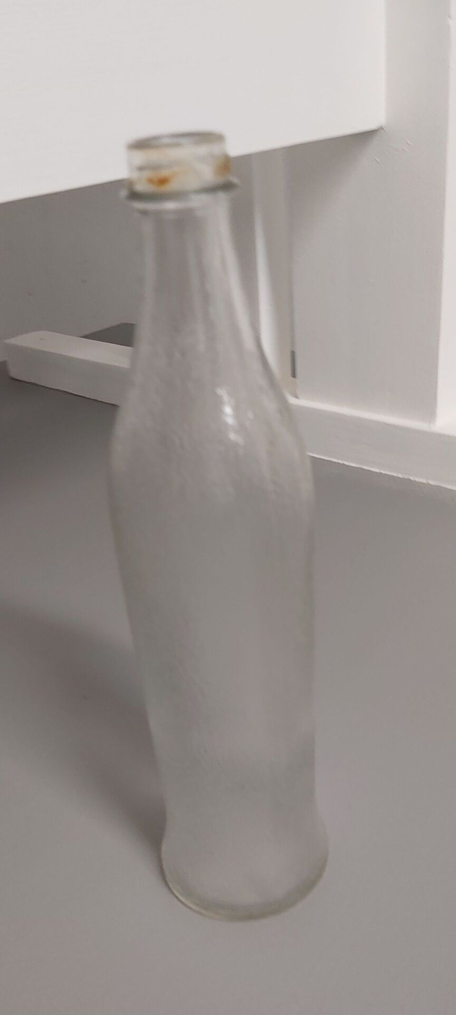 Wanha kirkas limsapullo tms. h=23 cm röpöpinta