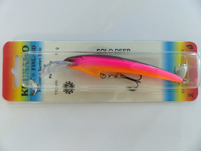KUUSAMO SANTERI Solo Deep 110mm, 12g Väri: Pink Lady