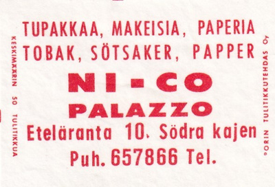 NI - CO Palazzo, Eteläranta 10 , 1/12