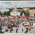 Turku, Kauppatori, 1950 -luvun lopulta, kulkenut - pikkukuva 1