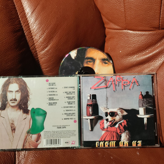 FRANK ZAPPA -them or us CD.