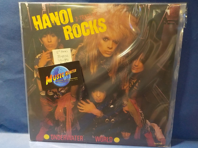 HANOI ROCKS - UNDERWATER WORLD M-/EX+ 12'' MAXI SINGLE
