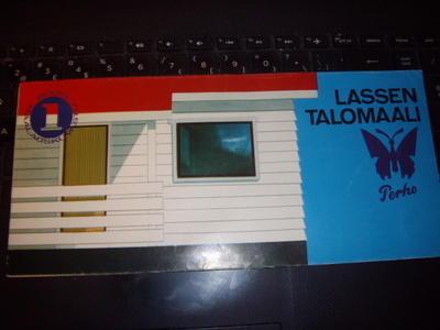 Lassen Talomaali värikartta ( 1960-luvulta )