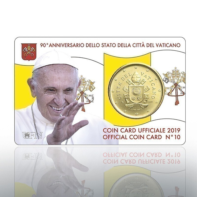 Vatikaani 2019 Rahakortti 0,50 euro -Nr. 10