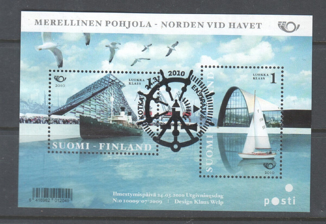 2019 Merellinen pohjola blokki ep. leimalla.