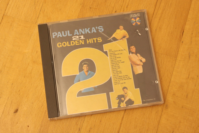 Paul Anka's 21 Golden Hits CD