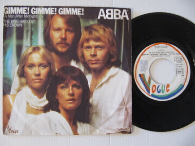 Abba Gimme! Gimme! Gimme! 7" sinkku Ranskalainen