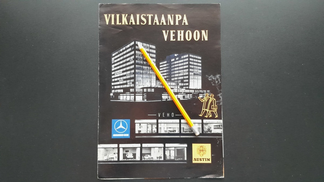 Vilkaistaanpa Vehoon esite 1960