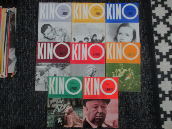KINOLEHTI - kahdeksan numeroa vuosilta 1965, 1971 ja 1972