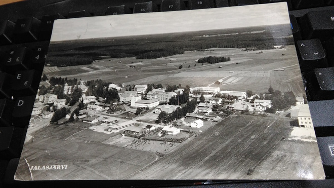Jalasjärvi Karhumäki ilmakuva 1966