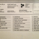 NYKYPOSTI LEHTI 2 / 1990 SISÄLLYSLUETTELO KUVA 2 - pikkukuva 2