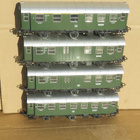 Märklin 4 vanhaa paikallisliikenne matkustajavaunua - pikkukuva 1