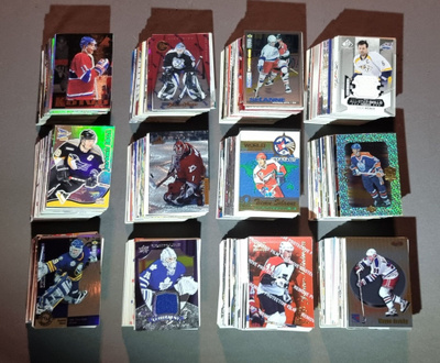 Iso erä NHL jääkiekkokortteja yli 1000 korttia!