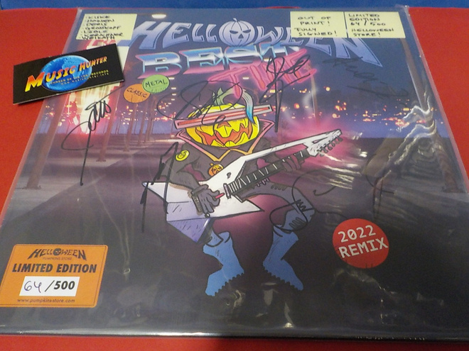 HELLOWEEN - BEST TIME UUSI LP SEITSEMÄLLÄ NIMMARILLA (W)