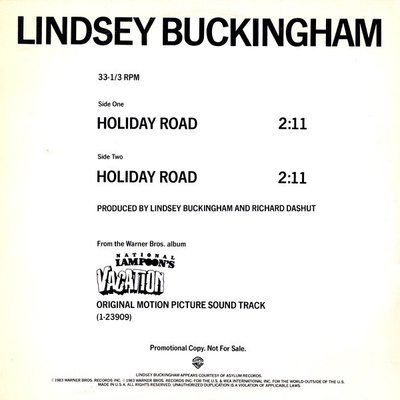 Lindsey Buckingham - Holiday Road