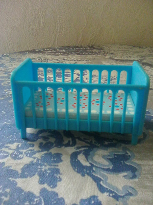 Nukkekoti Lundby-koon pinnasänky
