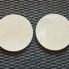 Marmoriset lasinaluset x 2 (Hiekka) - pikkukuva 1