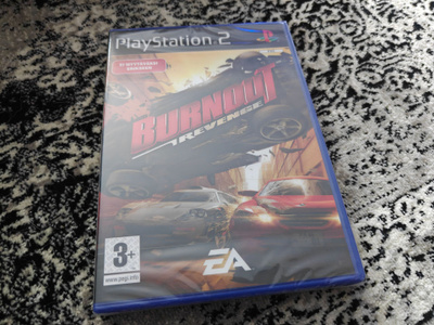 Ps2 burnout peli sealed
