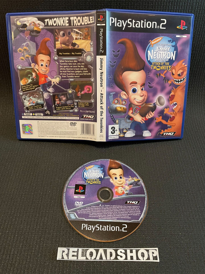 Jimmy Neutron: Attack of the Twonkies - Nordic PS2