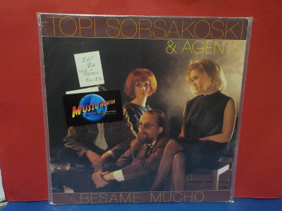 TOPI SORSAKOSKI & AGENTS - BESAME MUCHO EX/EX FIN -87 LP