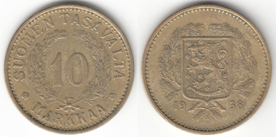 10 mk 1938