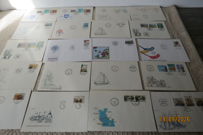 78 KPL ÅLAND 1984-2001 FDC KUORIA LEIMOIN