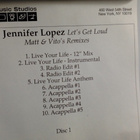 J. LOPEZ : LET'S GET LOUD : MATT & VITO'S 10 REMIXES RARE-CD - pikkukuva 5