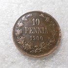10  penniä   1900  kulkematon - pikkukuva 3