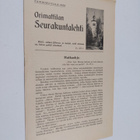 Orimattilan seurakuntalehti tammikuulla 1939 - pikkukuva 1