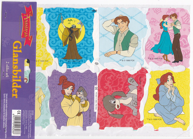 MLP 1930 MLP 1931  Disney Anastasia Kiiltokuva-arkit