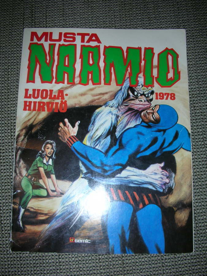 Musta Naamio vuosialbumi 1978 luolahirviö