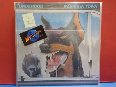 UNDERDOG - RABIES IN TOWN M-/EX- BELGIUM -84 LP