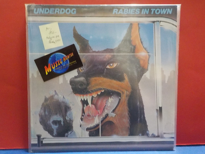 UNDERDOG - RABIES IN TOWN M-/EX- BELGIUM -84 LP