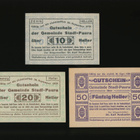 Itävalta Notgeld 10, 20, 50 Heller, Stadt-Paura 1920 - pikkukuva 1