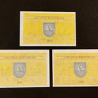 Latvia 0,10, 0,20, 0,50 Talonas 1991 UNC - pikkukuva 2