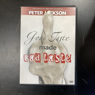 Good Taste Made Bad Taste DVD