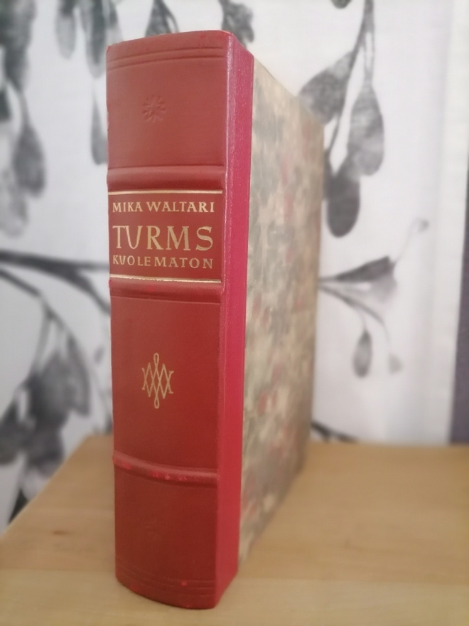 Mika Waltari - Turms, kuolematon - 1.p. 1955 nahkaselys