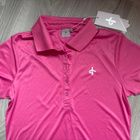 CROSS SPORTSWEAR NAISTEN PINKKI GOLFPUSERO koko M *UUSI* - pikkukuva 2