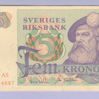 Ruotsi 5 Kronor v.1981 P-51d - pikkukuva 1