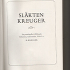 Kreuger: Släkten Kreuger, [R. Kreuger] 1978, sid, num, omist - pikkukuva 1