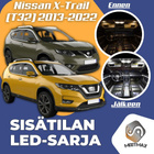 Nissan X-Trail (T32) Sisätilan LED-sarja 9-osain - pikkukuva 1