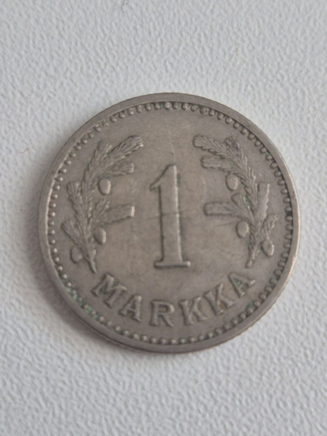 Suomi	1929 1 markka, päällelyönti      (14521)