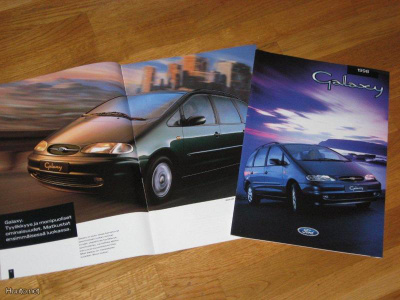 1998 Ford Galaxy esite - KUIN UUSI - 38 sivua - suom