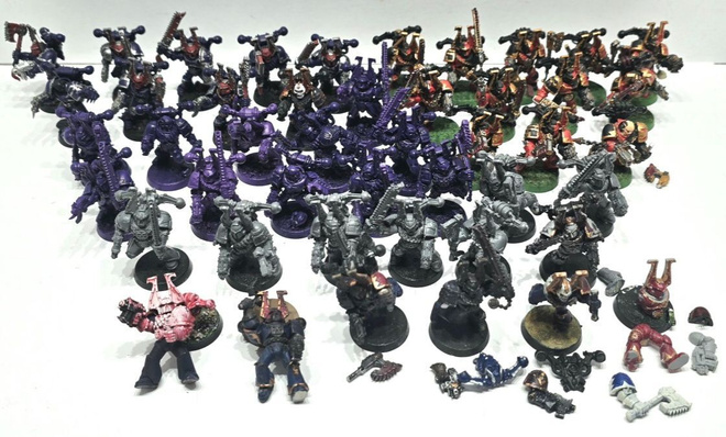 WH40K - 46kpl Chaos Space Marines Khorne Berzerkers [K34]