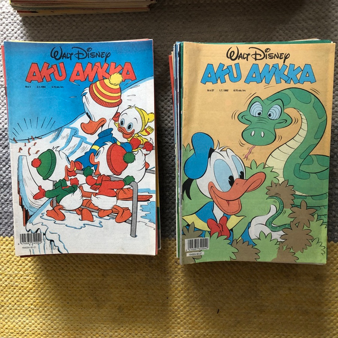 Aku Ankka-vuosikerta 1992.