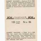 Purkkakuva Hellas Filmitähti-sarja n:o 86 ROBERT WAGNER - pikkukuva 2