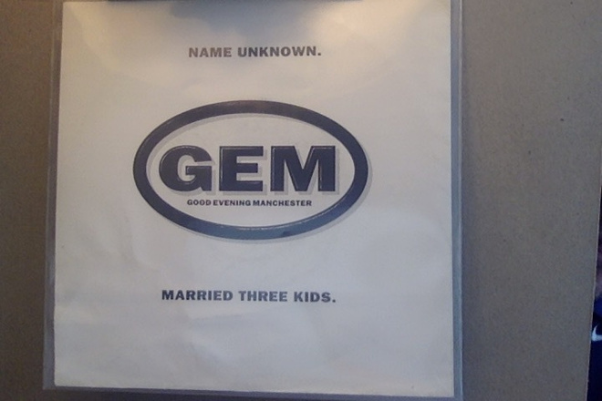 GOOD EVENING MANCHESTER :: NAME UNKNOWN :: VINYYLI 7" FIN-91