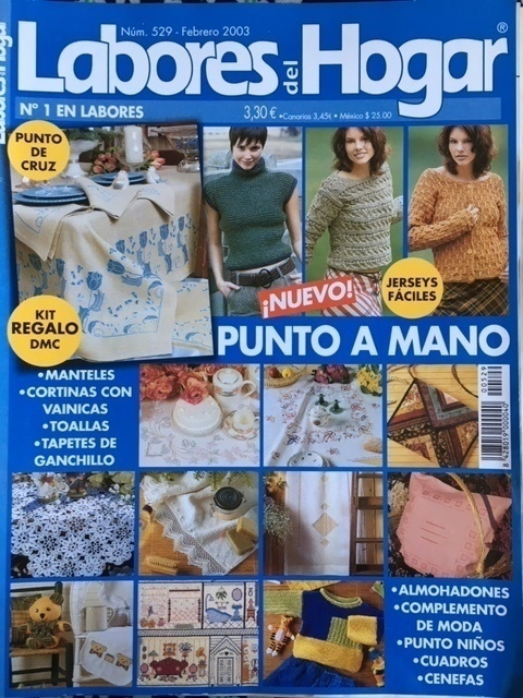 Paksu ristipistolehti Labores del Hogar  529