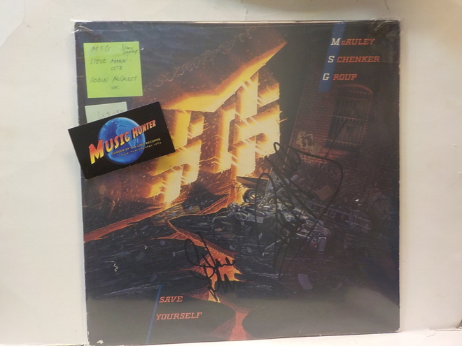 MCAULEY SCHENKER GROUP M-/EX+ LP + NIMIKIRJOITUKSET MAN + MC