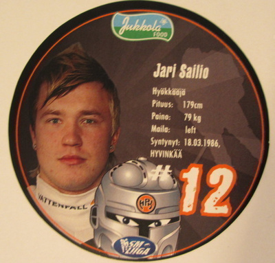 Jari Sailio HPK pyöreä kiekkojuustokortti